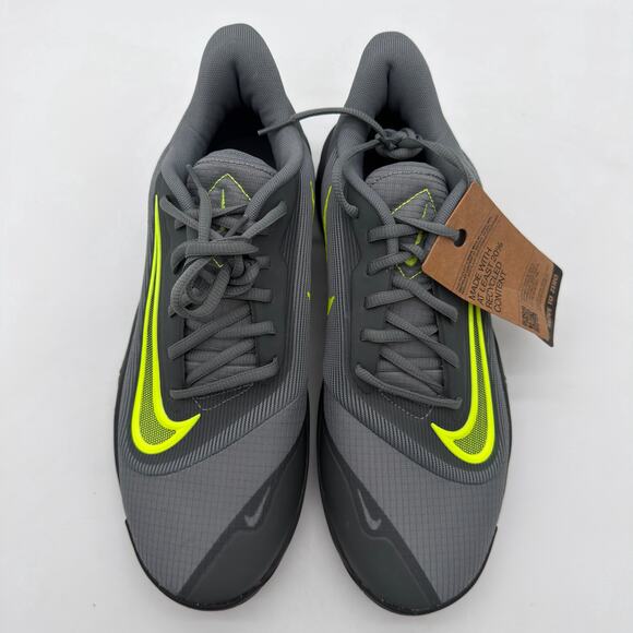 Nike Precision VII 7 Smoke Grey Voly Black Men 11 Basketball Shoes HJ9153-004 - Picture 2 of 8
